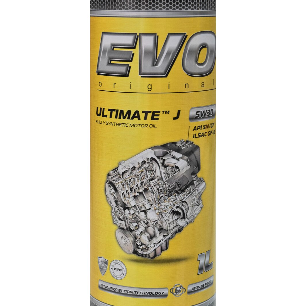 Моторное масло EVO Ultimate J 5W-30 1 л на Chevrolet Matiz