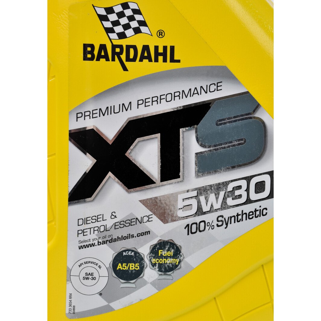 Моторна олива Bardahl XTS 5W-30 5 л на Peugeot 307