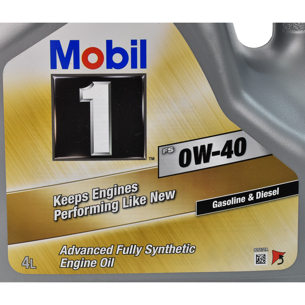 Моторное масло Mobil 1 FS 0W-40 4 л на Peugeot 309