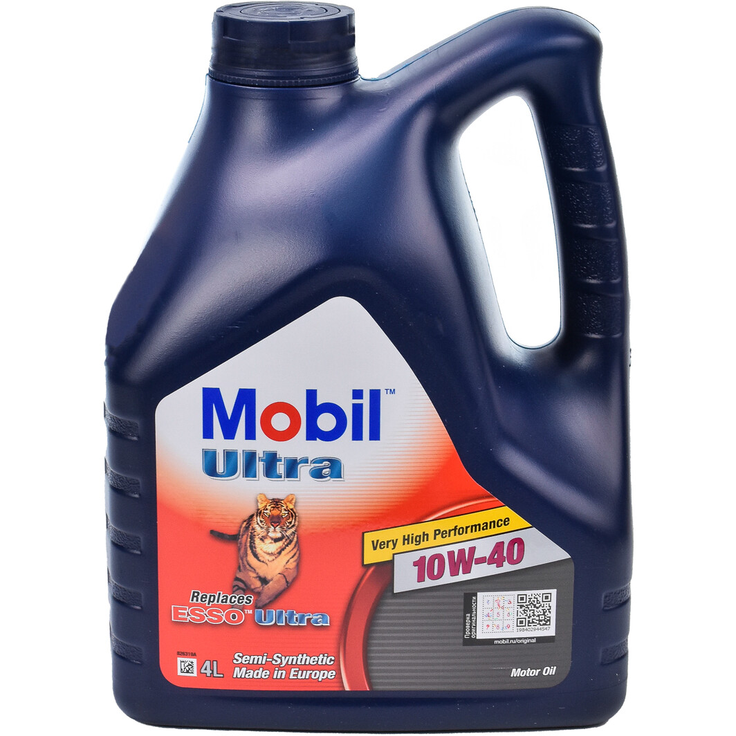 Моторное масло Mobil Ultra 10W-40 4 л на Citroen DS3