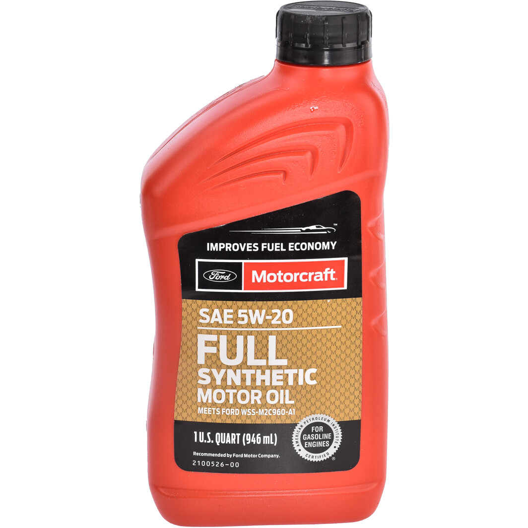 Моторное масло Ford Motorcraft Full Synthetic 5W-20 0,95 л на Fiat Uno