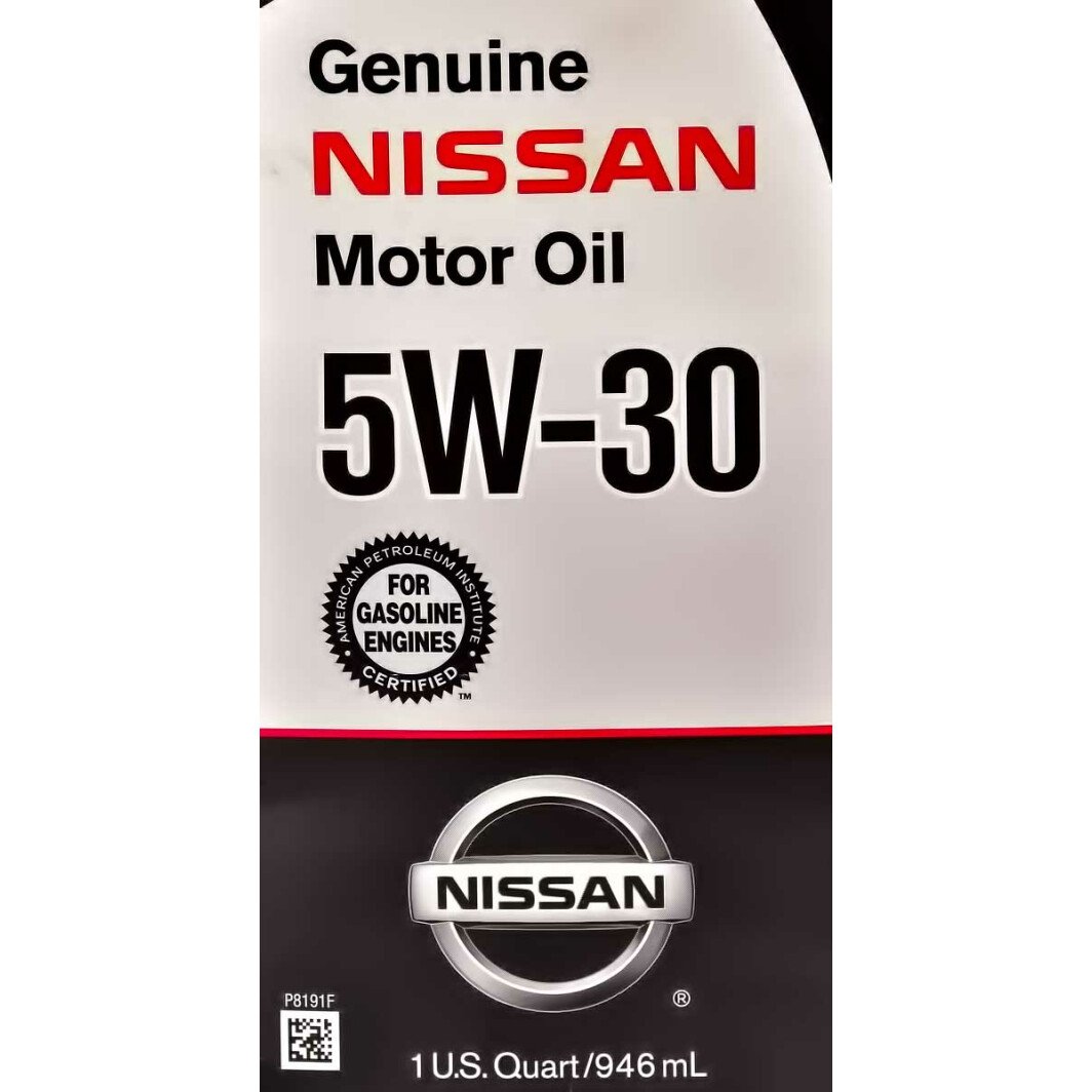 Моторное масло Nissan Genuine 5W-30 0,95 л на Volkswagen Taro