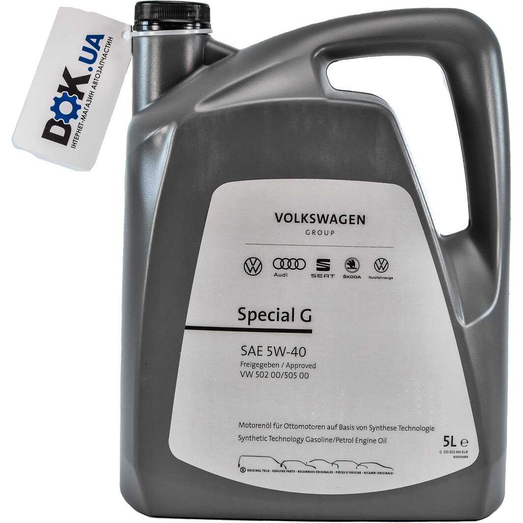 Моторное масло VAG Special G 5W-40 5 л на Chevrolet Lumina