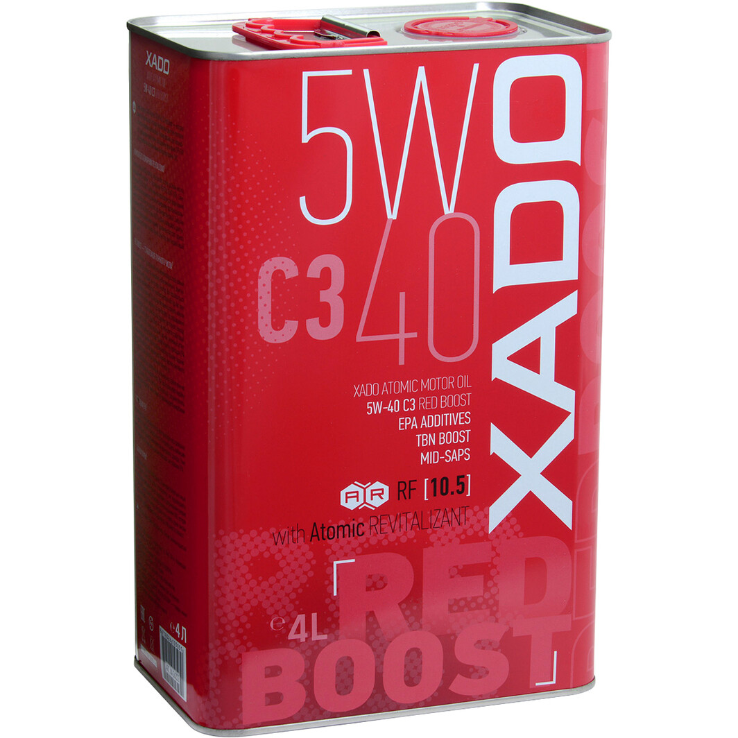 Моторное масло Xado Atomic Oil C3 RED BOOST 5W-40 4 л на Mercedes CLS