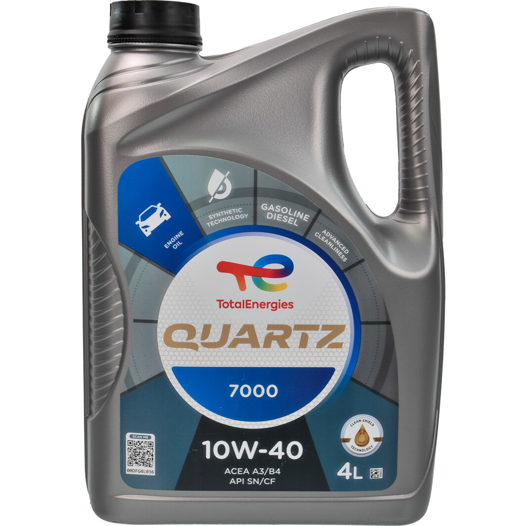 Моторна олива Total Quartz 7000 10W-40 4 л на Suzuki Celerio