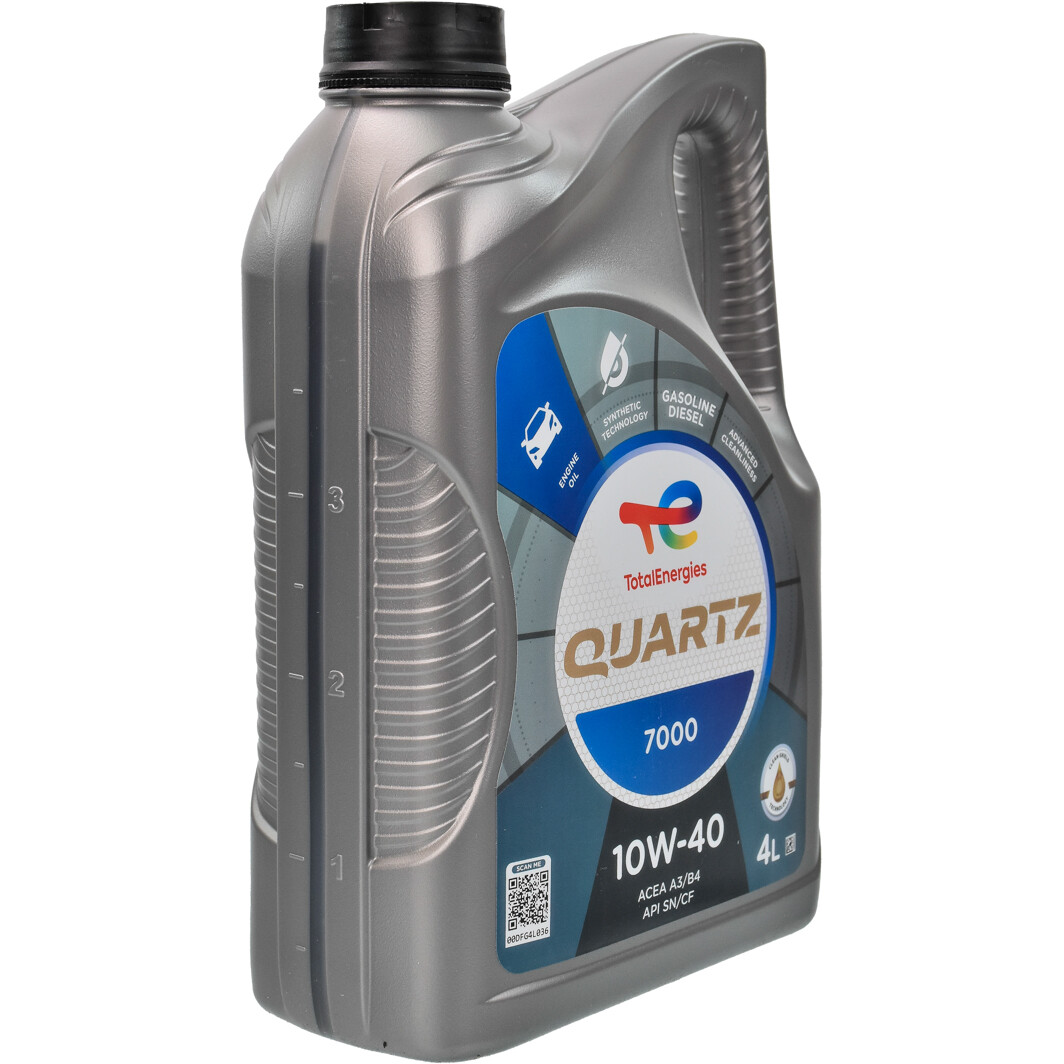 Моторна олива Total Quartz 7000 10W-40 4 л на Peugeot 107