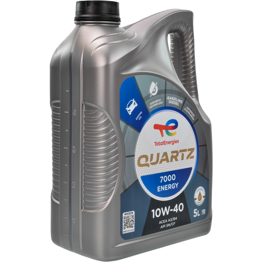 Моторное масло Total Quartz 7000 Energy 10W-40 5 л на Citroen Nemo