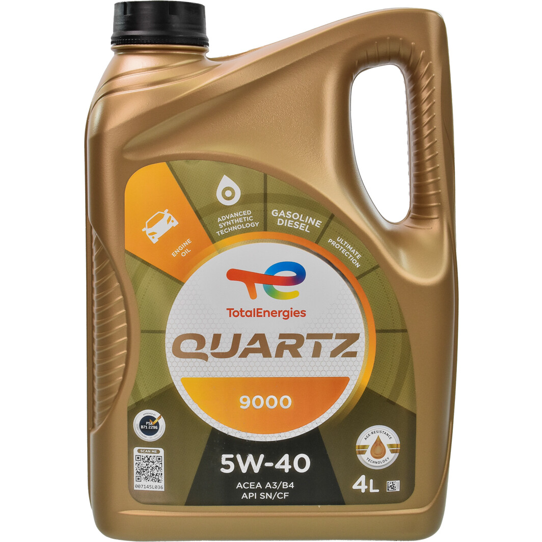 Моторное масло Total Quartz 9000 5W-40 4 л на Hyundai H350