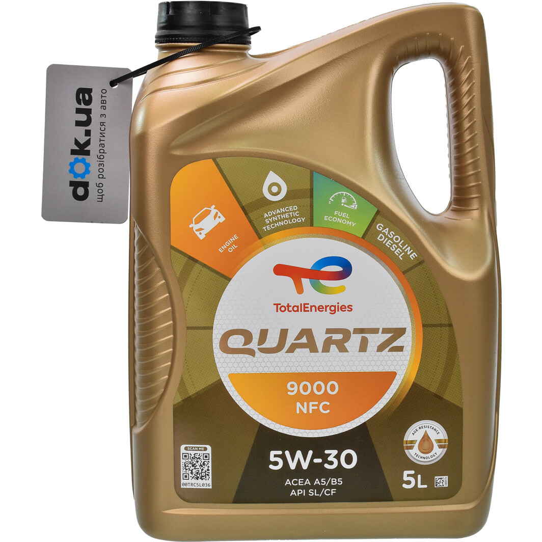 Моторное масло Total Quartz 9000 Future NFC 5W-30 для Kia Soul 5 л на Kia Soul
