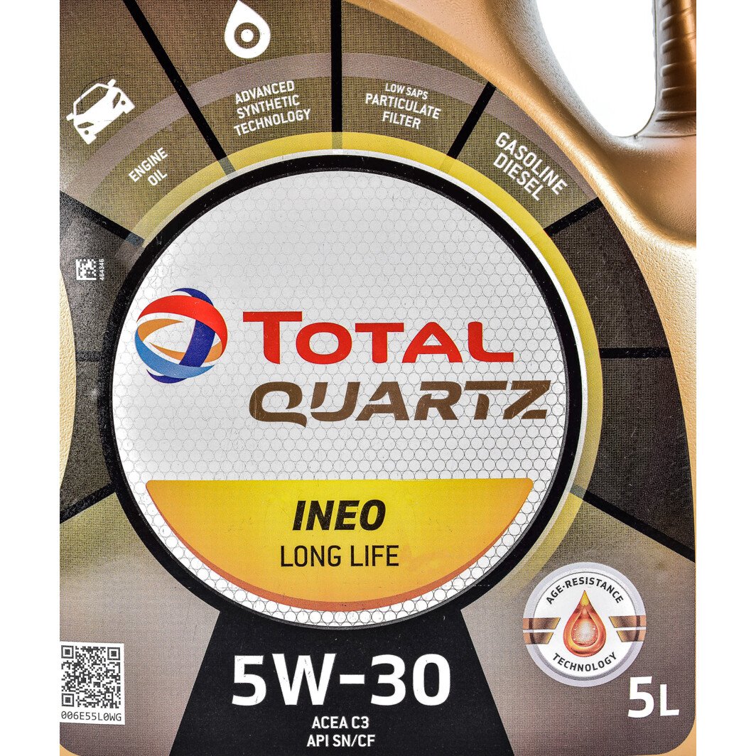Моторное масло Total Quartz Ineo Long Life 5W-30 5 л на Dodge Ram