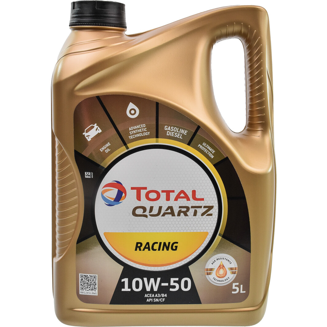 Моторное масло Total Quartz Racing 10W-50 5 л на Renault Fluence