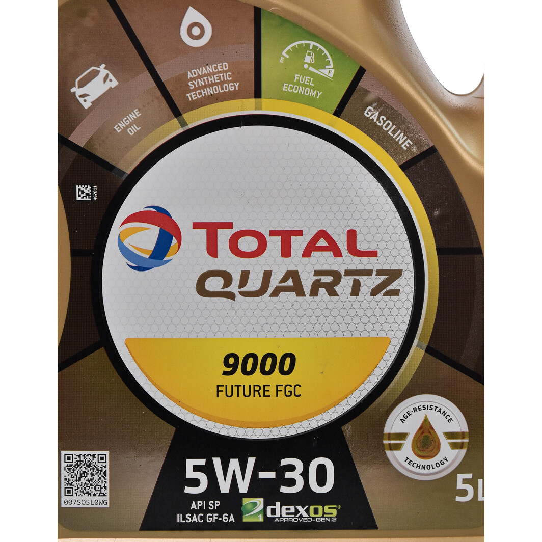 Моторное масло Total Quartz 9000 Future FGC 5W-30 5 л на Suzuki SX4