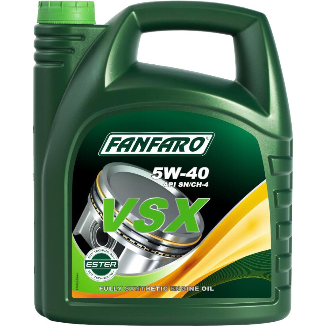 Моторное масло Fanfaro VSX 5W-40 5 л на Ford Fusion