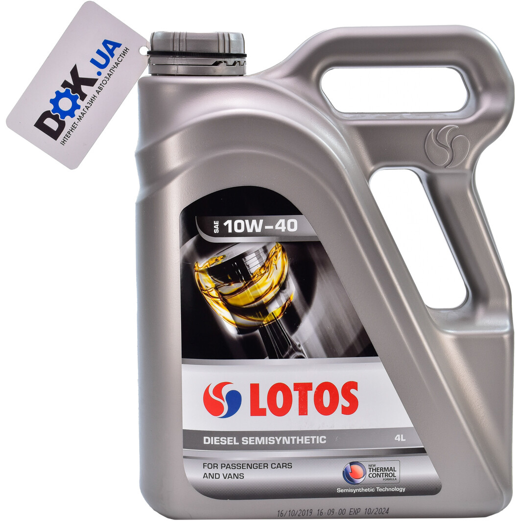 Моторна олива LOTOS Diesel 10W-40 4 л на Peugeot 406