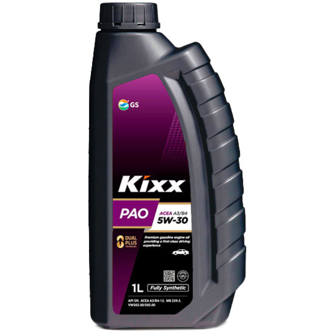 Моторное масло Kixx PAO A3/B4 5W-30 1 л на BMW 3 Series
