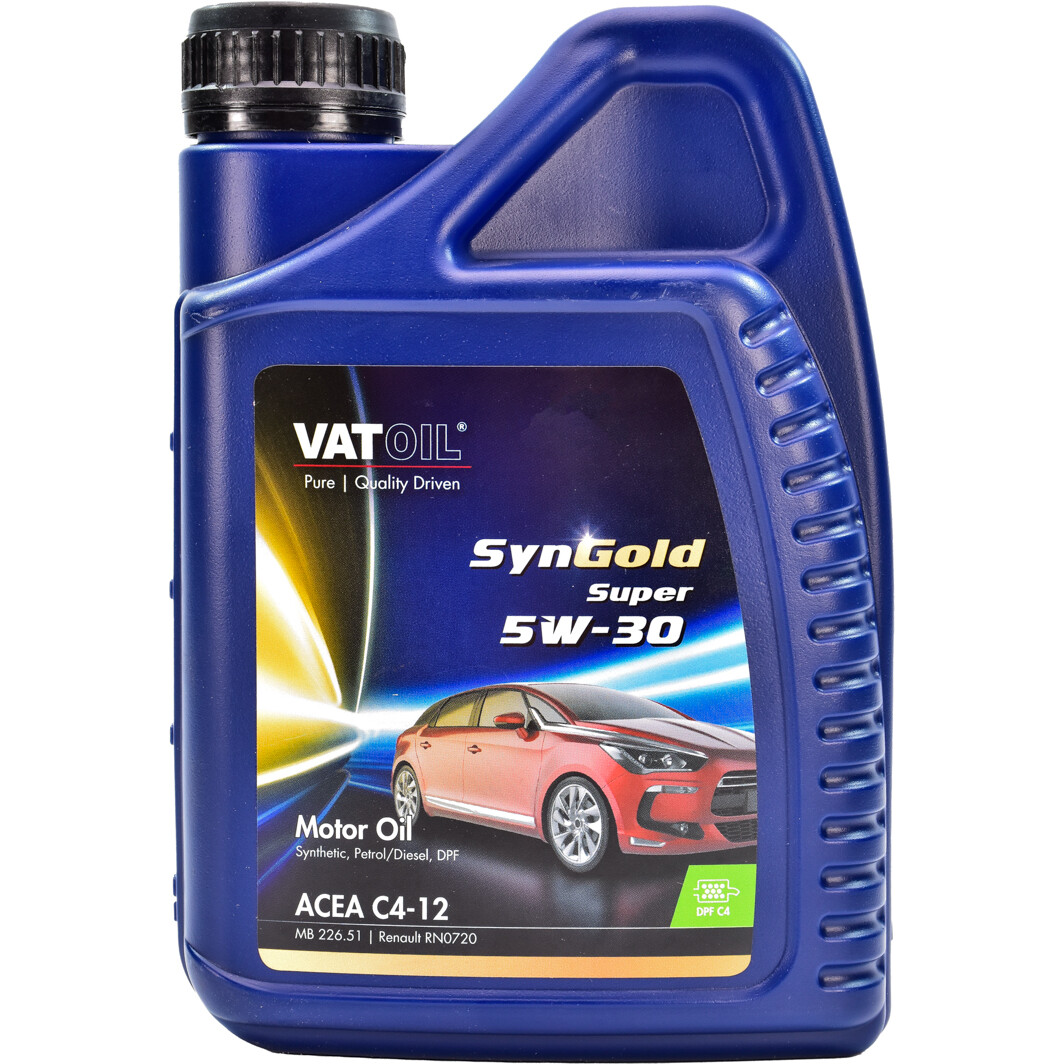 Моторна олива VatOil SynGold Super 5W-30 1 л на Fiat Multipla