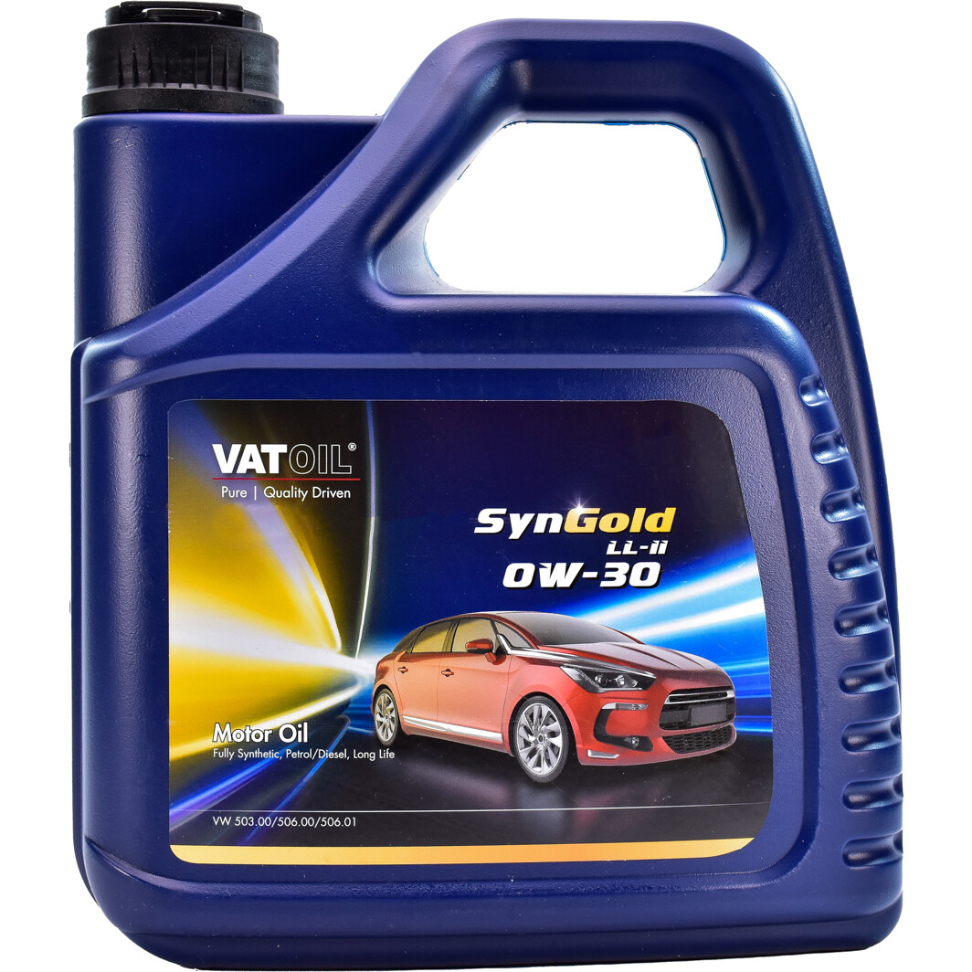 Моторна олива VatOil SynGold LL-II 0W-30 4 л на Chevrolet Zafira