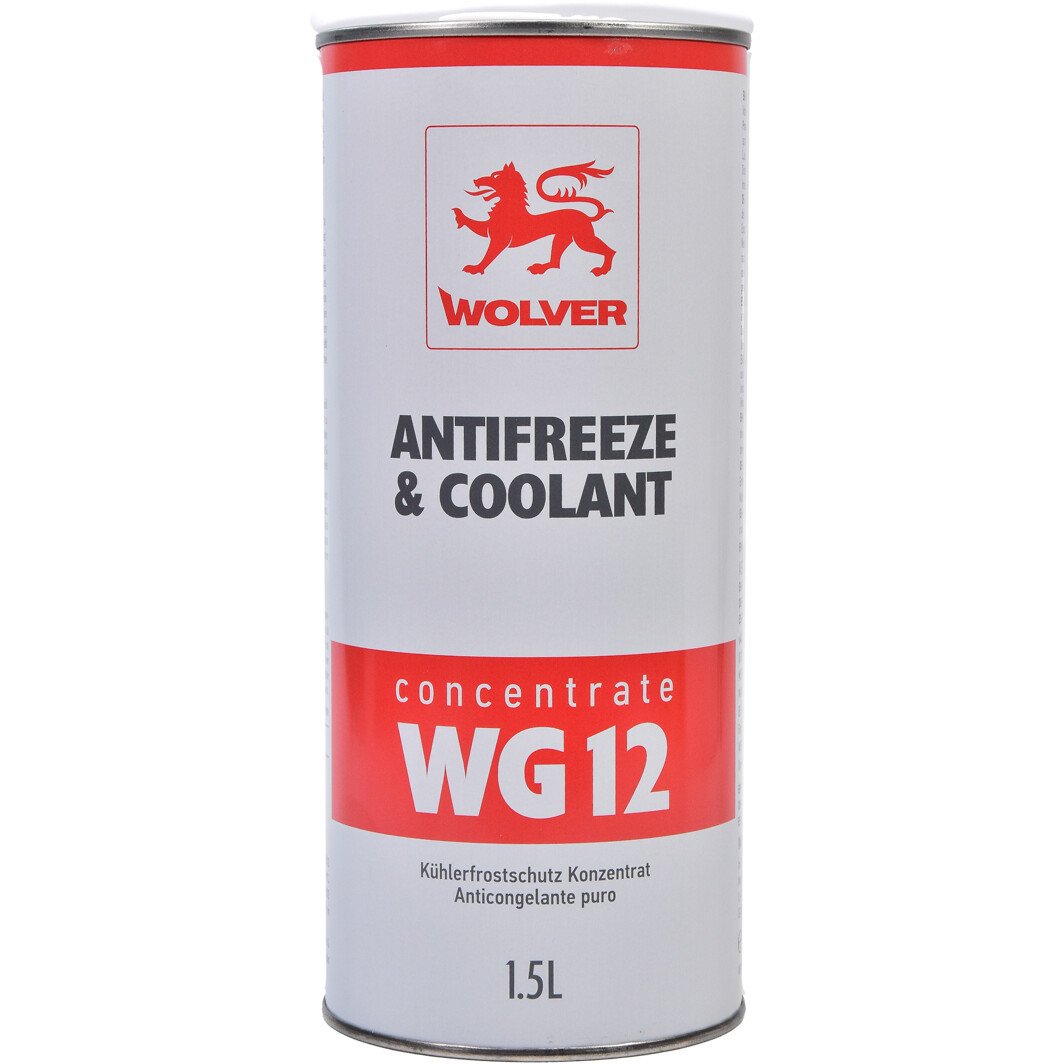 Wolver Antifreeze & Coolant WG12 G12 червоний концентрат антифризу (1,5 л) 1,5 л
