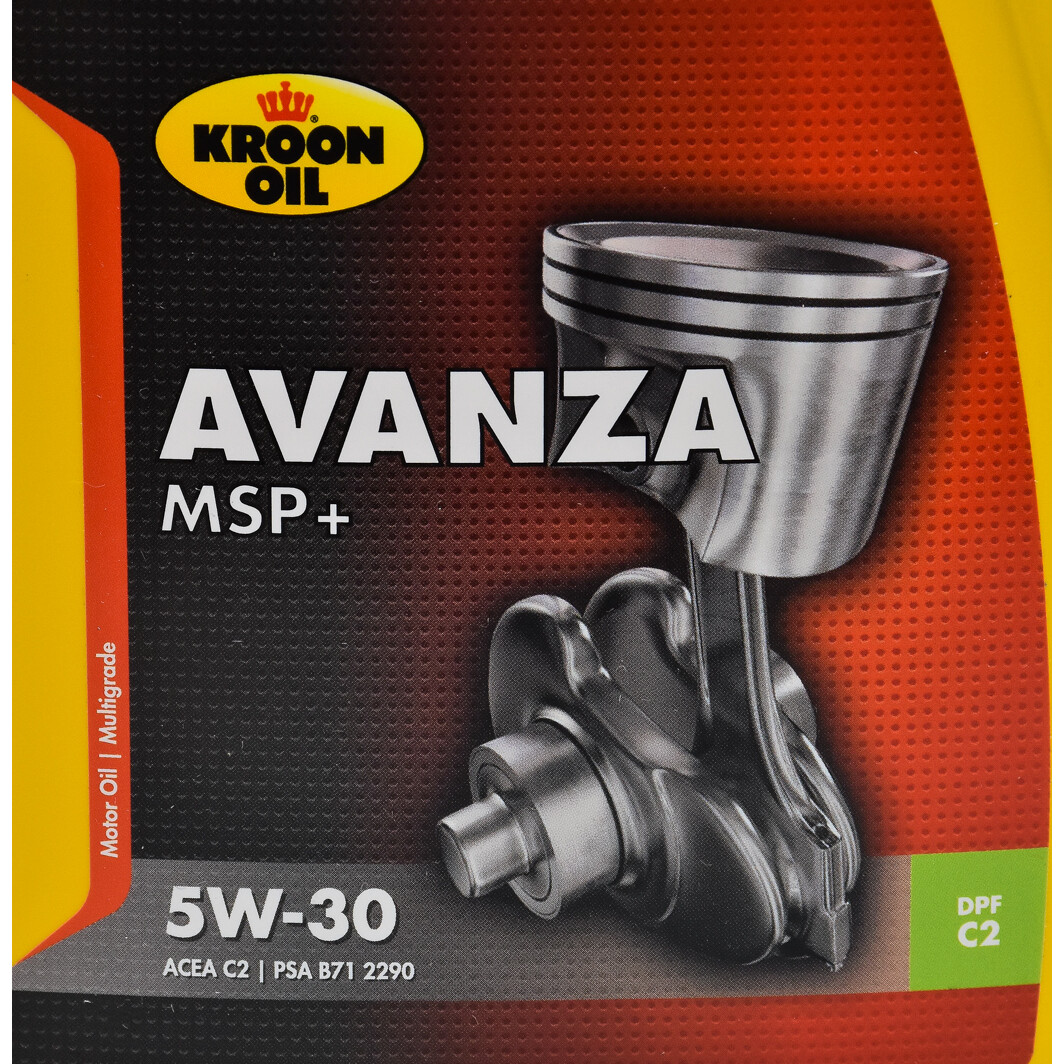 Моторна олива Kroon Oil Avanza MSP+ 5W-30 1 л на Dodge Ram