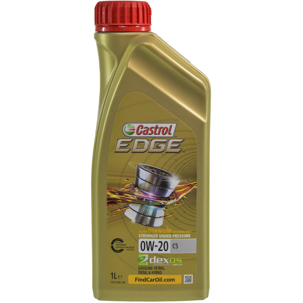 Моторное масло Castrol EDGE C5 0W-20 1 л на Jeep Wrangler