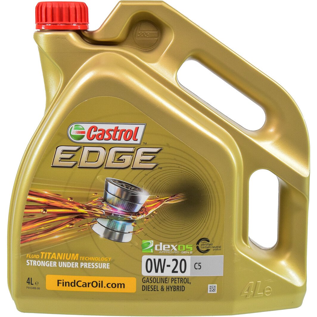 Моторное масло Castrol EDGE C5 0W-20 4 л на Honda Stream