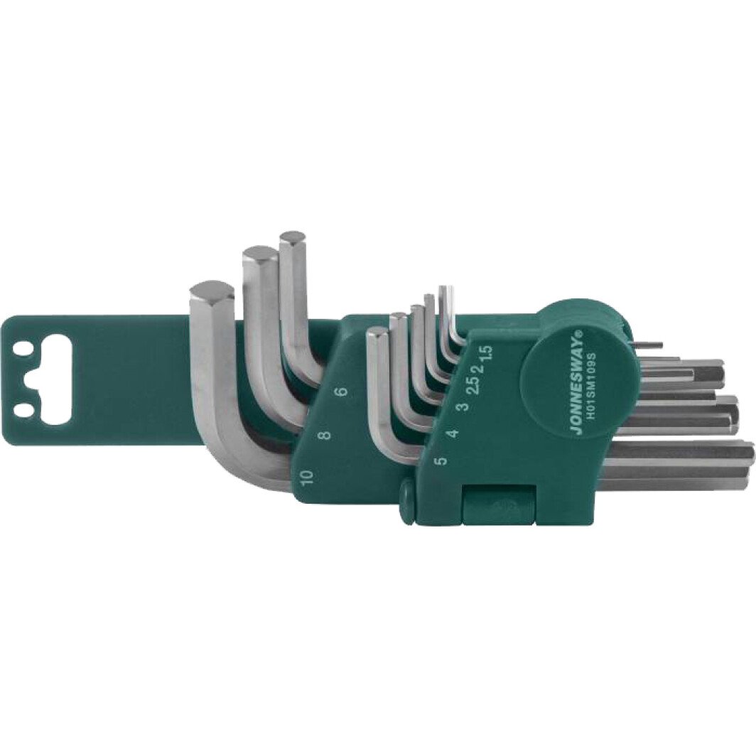 Набор ключей шестигранных Jonnesway H01SM109S 1,5-10 мм 10 шт