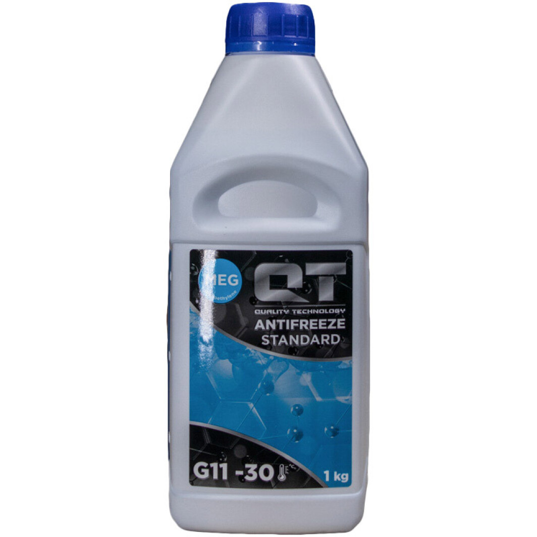 Готовый антифриз QT MEG Standard G11 синий -30 °C 1 л