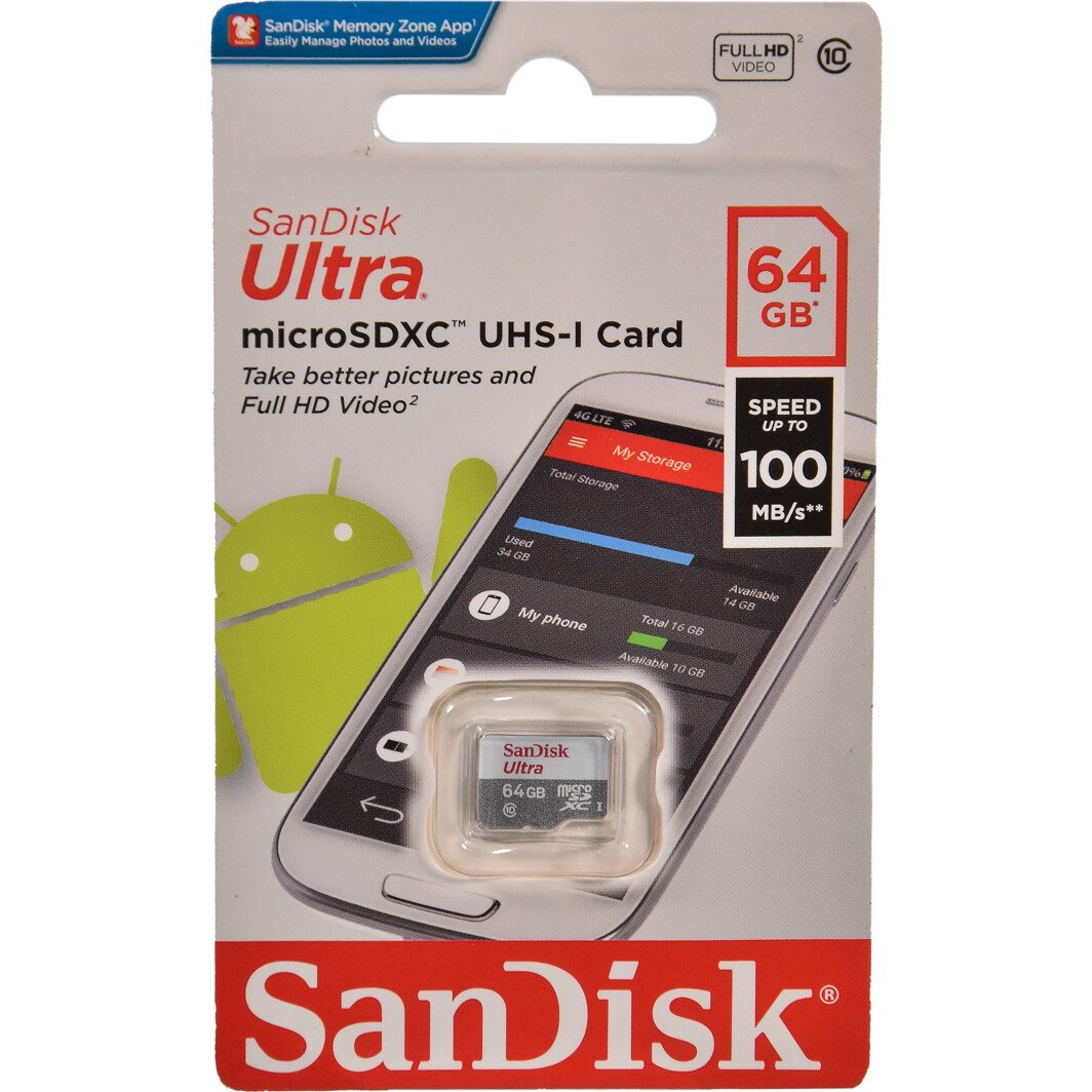 Карта пам’яті SanDisk Ultra Light microSDXC 64 ГБ