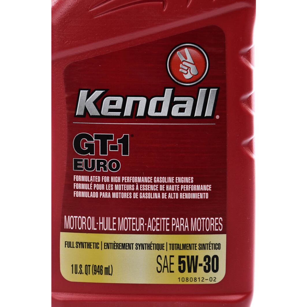Моторное масло Kendall GT-1 EURO Premium Full Syntethic 5W-30 на Honda CR-Z
