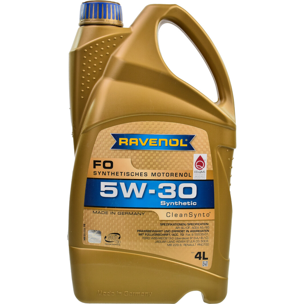 Моторное масло Ravenol FO 5W-30 4 л на Toyota Previa