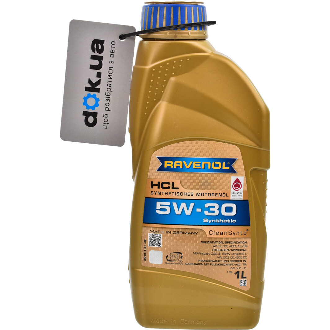 Моторное масло Ravenol HCL 5W-30 1 л на Mazda 323