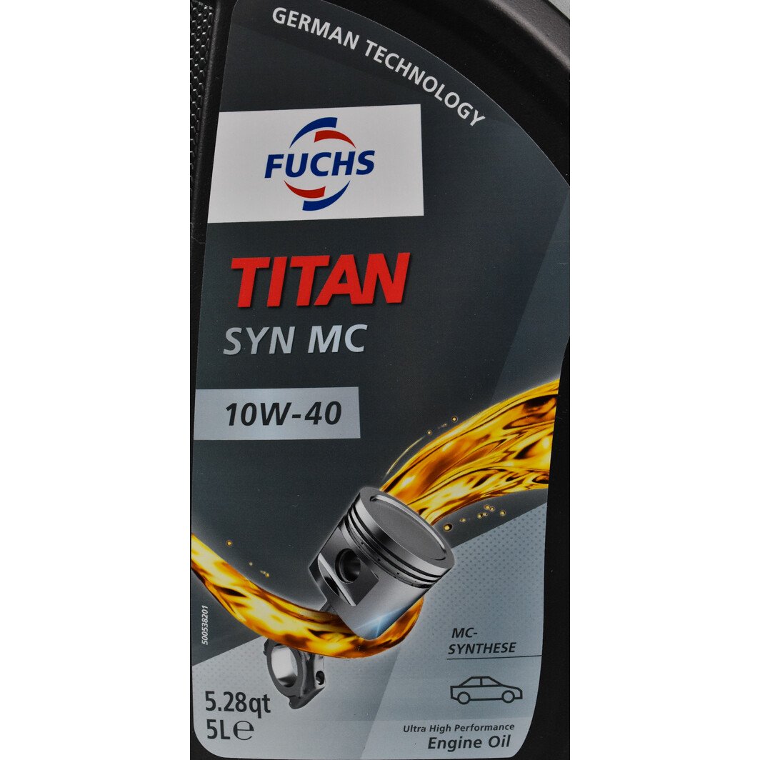 Моторна олива Fuchs Titan Syn MC 10W-40 5 л на Chevrolet Kalos