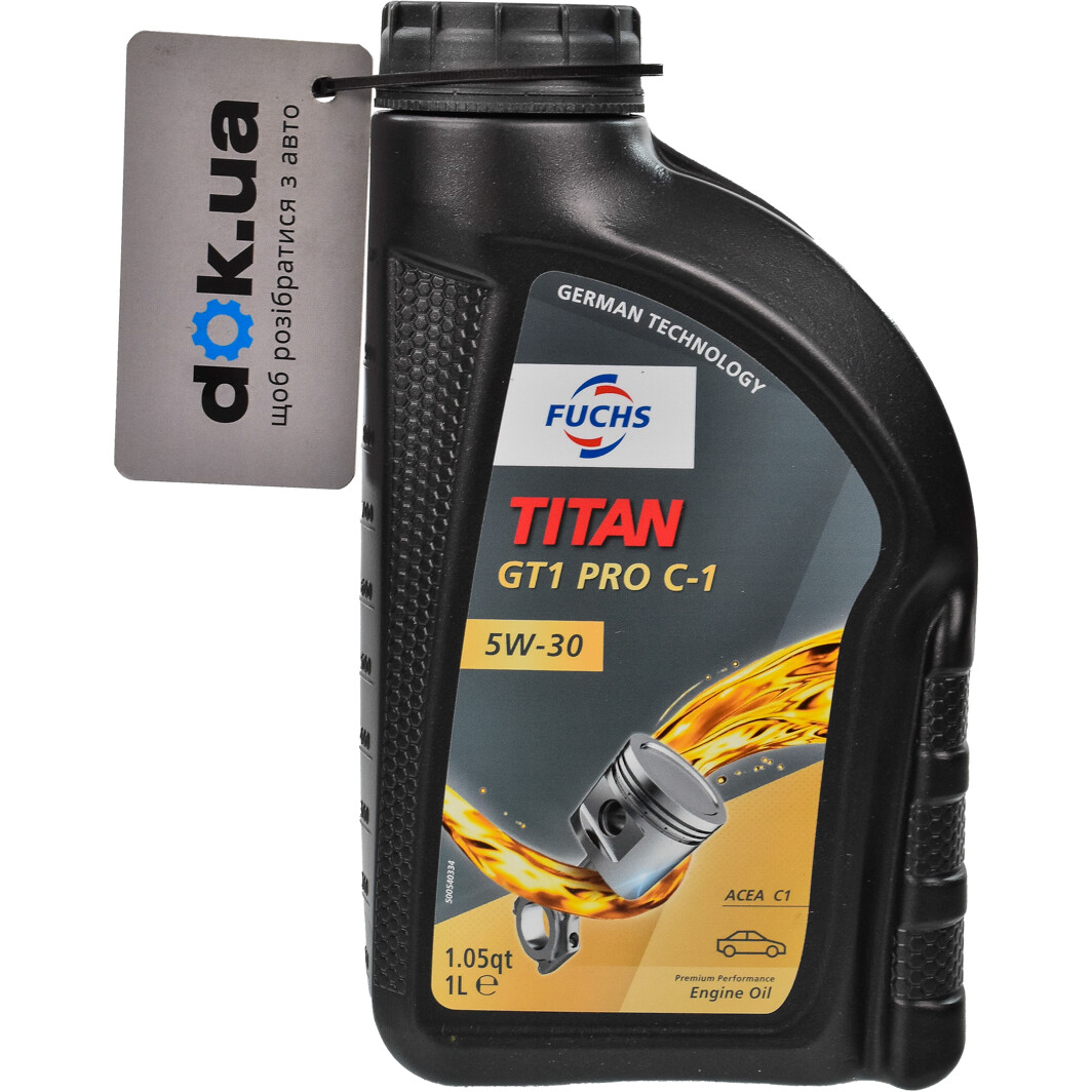 Моторна олива Fuchs Titan GT1 Pro C-1 5W-30 1 л на Mazda 3