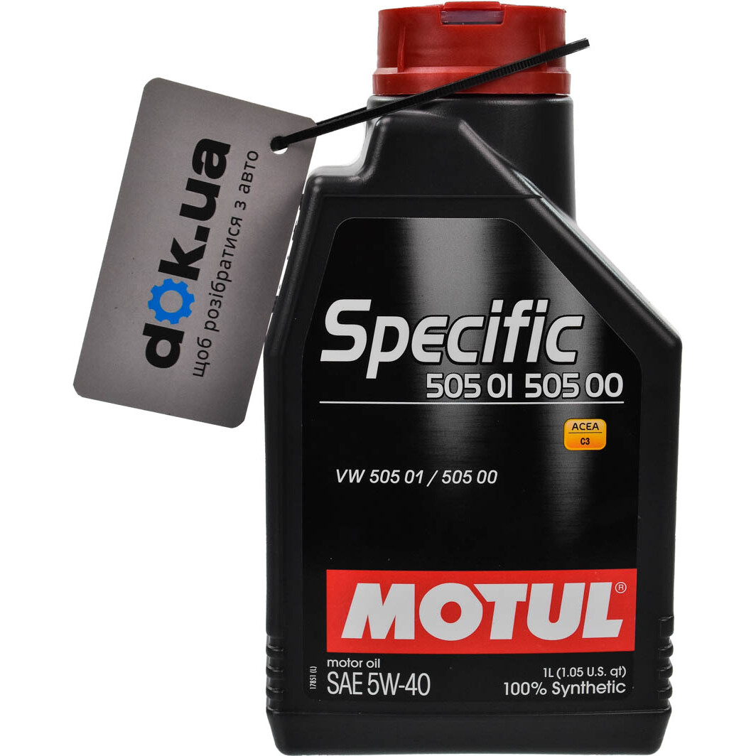 Моторное масло Motul Specific 505 01 505 00 5W-40 1 л на Mercedes T1