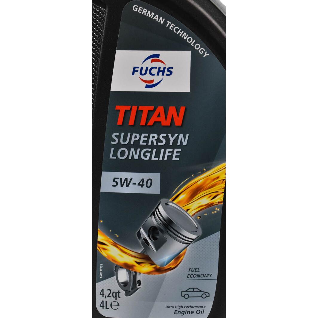 Моторна олива Fuchs Titan Supersyn Long Life 5W-40 4 л на Honda Stream