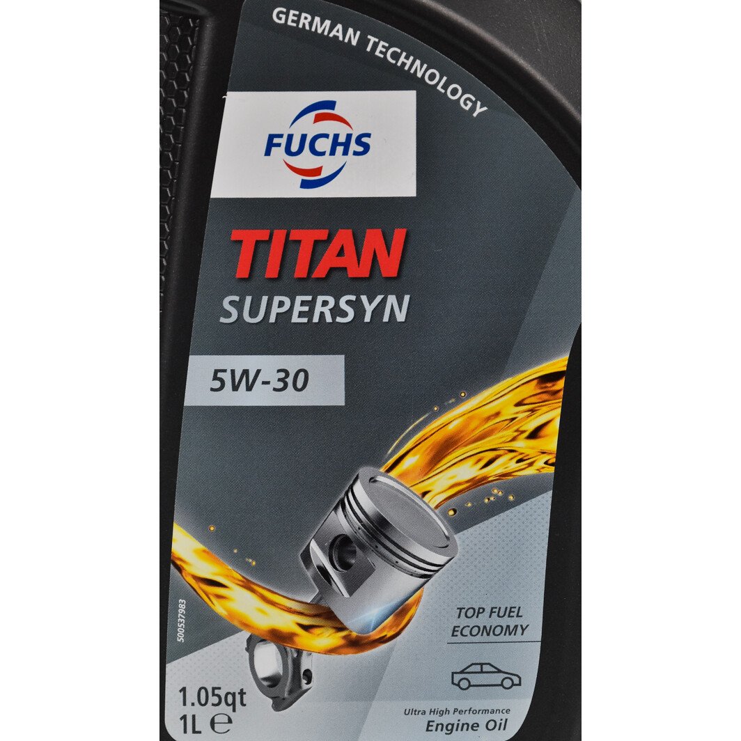 Моторна олива Fuchs Titan Supersyn 5W-30 для Mazda MX-5 1 л на Mazda MX-5