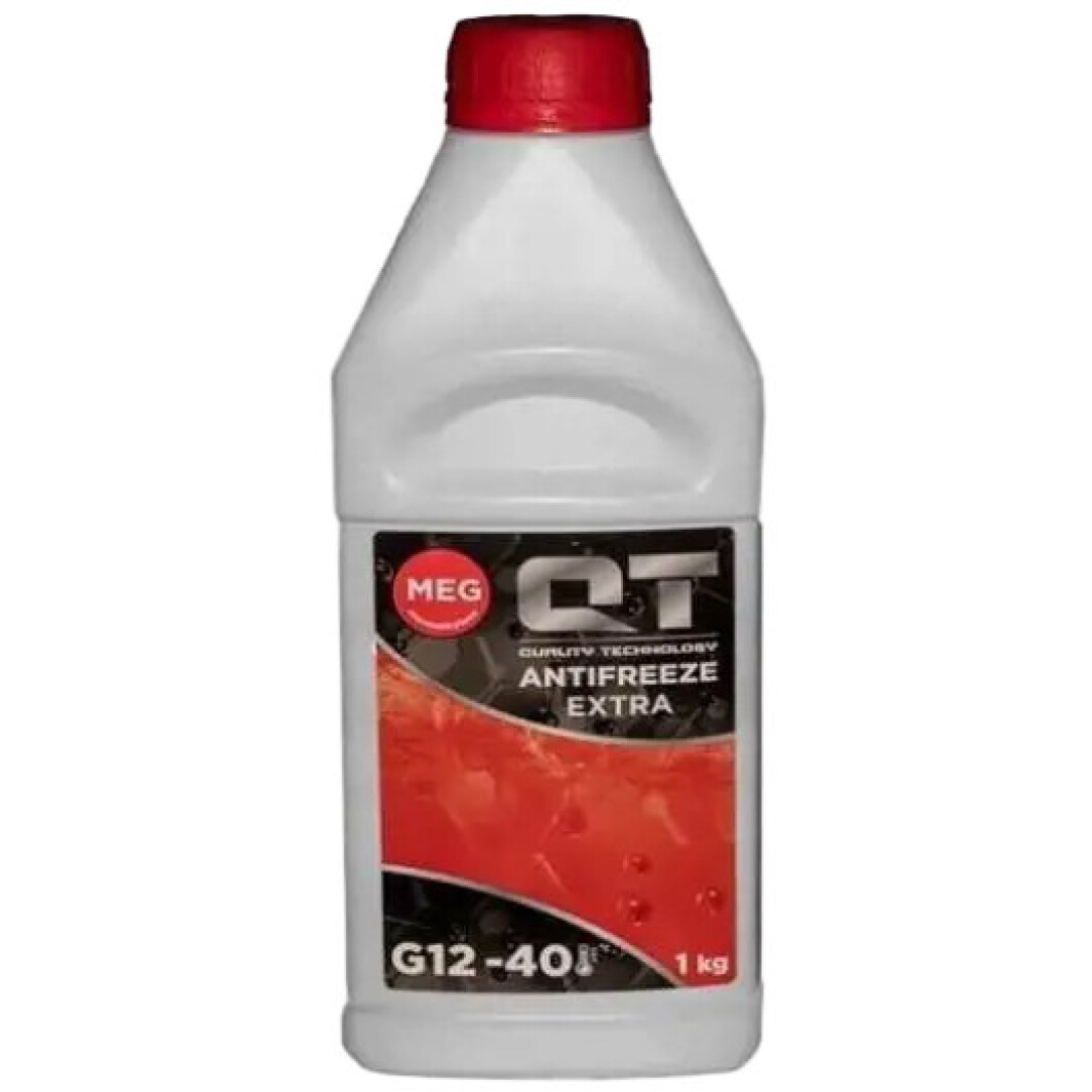 Готовый антифриз QT MEG Extra G12 красный -40 °C 1 л