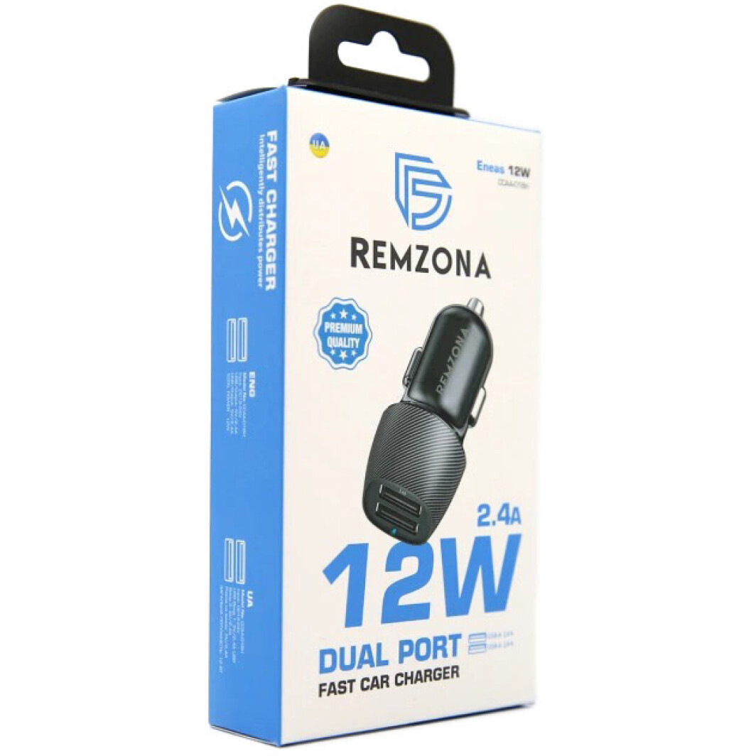 USB зарядка в авто Remzona Eneas 6934247659445