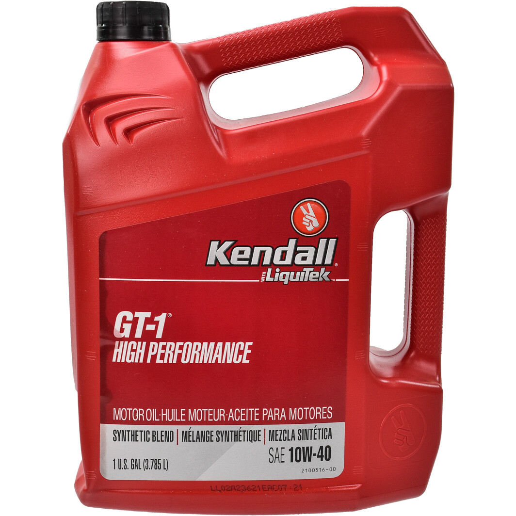 Моторное масло Kendall GT-1 High Performance Motor Oil with LiquiTek 10W-40 3,78 л на Iveco Daily VI