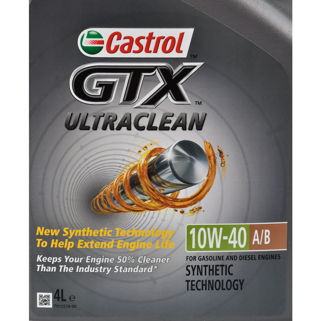 Моторна олива Castrol GTX Ultraclean A/B 10W-40 4 л на Cadillac SRX