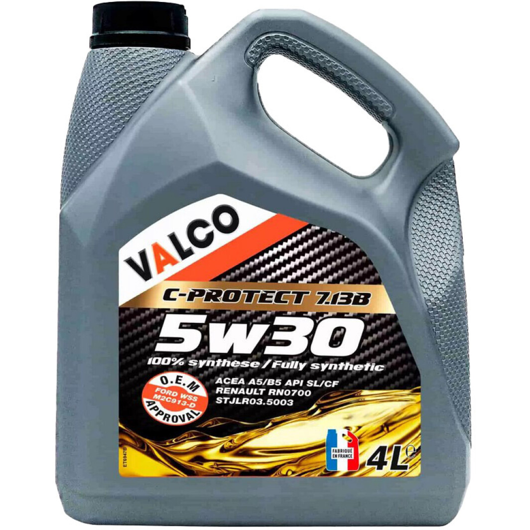 Моторное масло Valco C-PROTECT 7.13B 5W-30 4 л на Opel Frontera