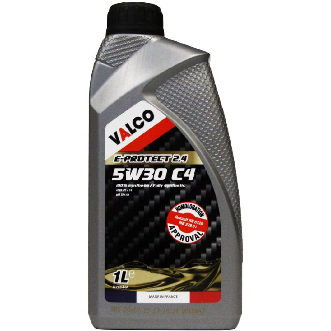 Моторное масло Valco E-PROTECT 2.4 5W-40 1 л на Nissan Tiida