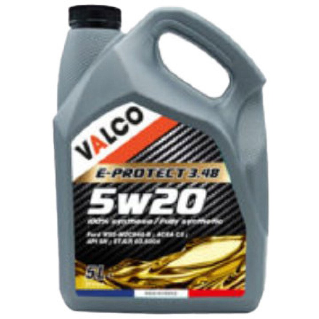 Моторное масло Valco E-PROTECT 3.48 5W-20 5 л на Chevrolet Matiz
