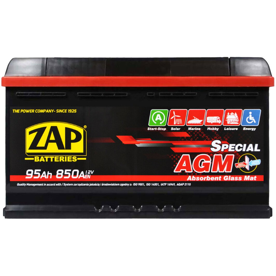 Акумулятор ZAP 6 CT-95-R AGM Special 59502Z