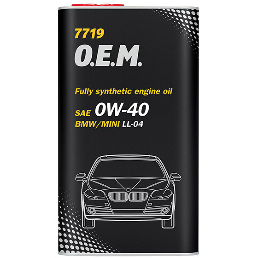 Моторна олива Mannol O.E.M. For BMW 0W-40 на Suzuki Ignis