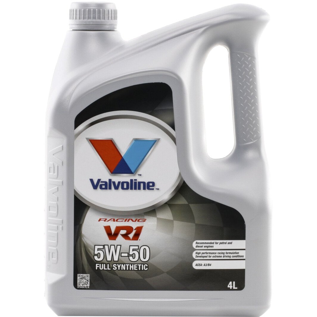 Моторное масло Valvoline VR1 Racing 5W-50 4 л на Chevrolet Zafira