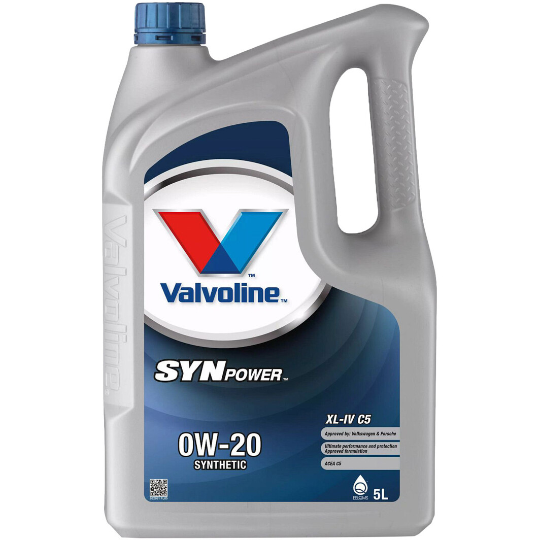 Моторное масло Valvoline SynPower XL-IV C5 0W-20 5 л на BMW 1 Series