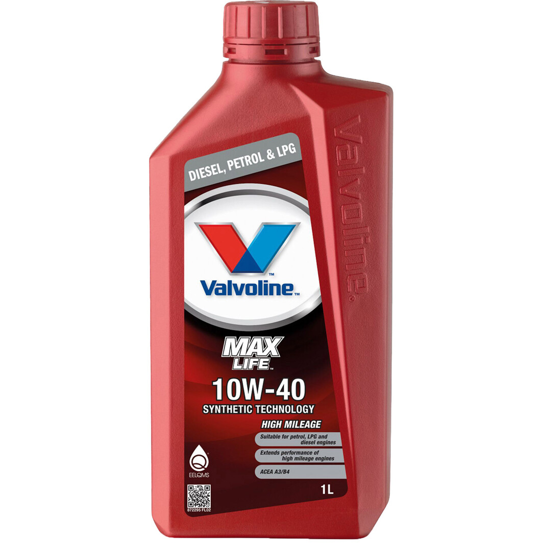 Valvoline MaxLife 10W-40 (1 л) моторное масло 1 л