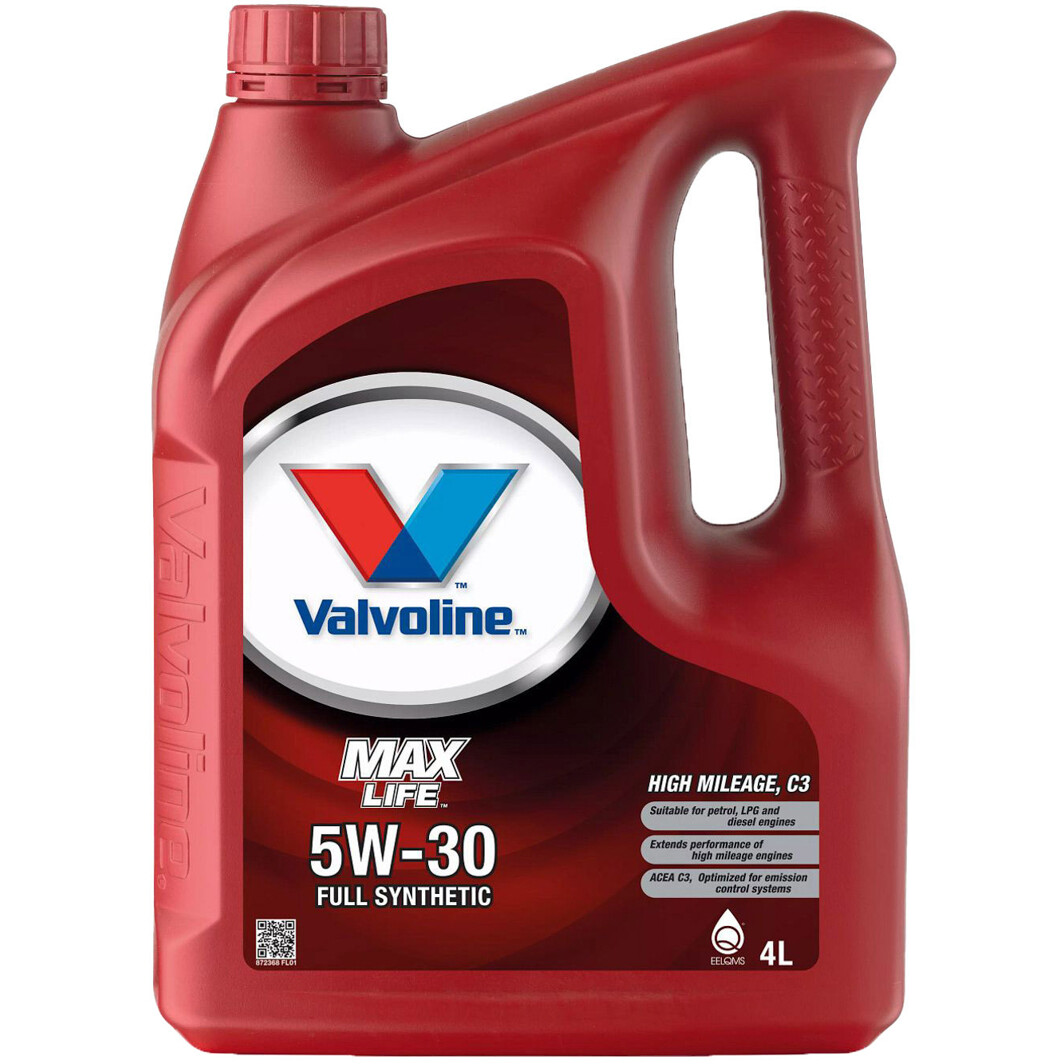 Моторное масло Valvoline MaxLife C3 5W-30 4 л на Daewoo Lanos