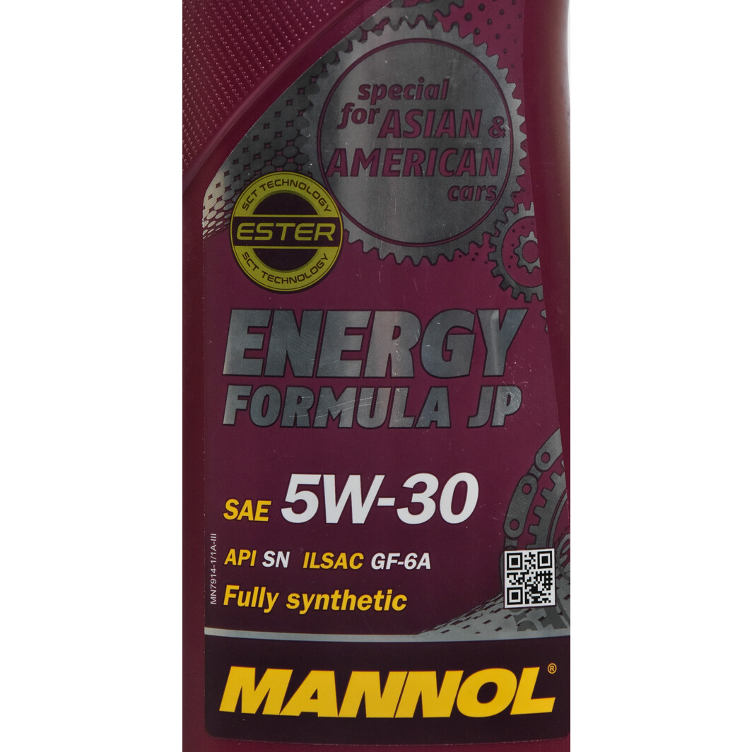 Моторное масло Mannol Energy Formula JP 5W-30 1 л на Dodge Dakota